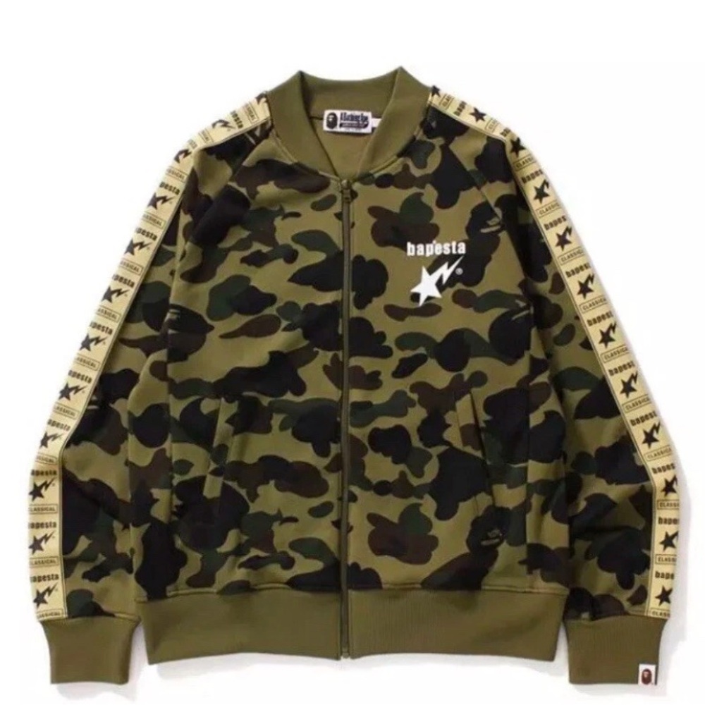 BAPE A Bathing Ape Bapesta 1st Camo Track Jacket FW 2017 Capsule 2XL New